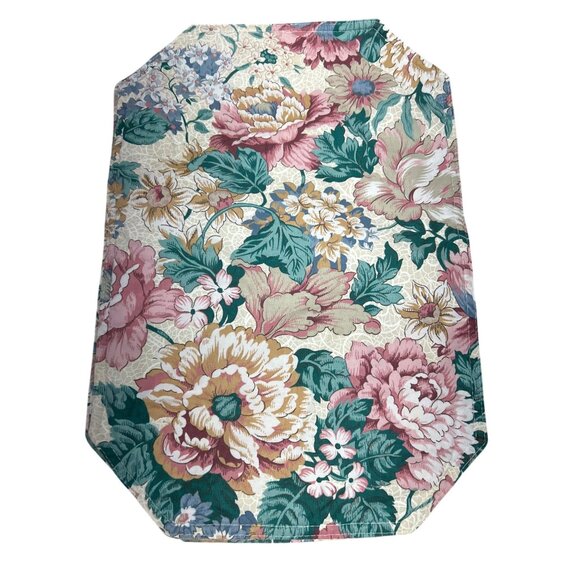 Floral Cotton Table Placemats With Vintage-Inspired Design Set Of 4 17"x12" Mult - Picture 1 of 5